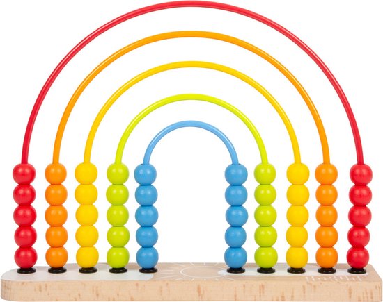 Small Foot - Houten Motoriekspiraal Regenboog van Small Foot