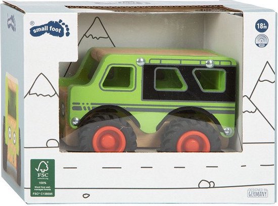 Small Foot - Houten Off-Road Jeep Groen van Small Foot