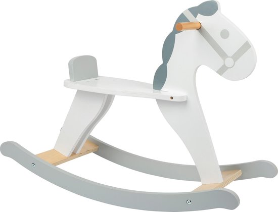 Small Foot - Houten Schommelpaard Skandi Wit van Small Foot