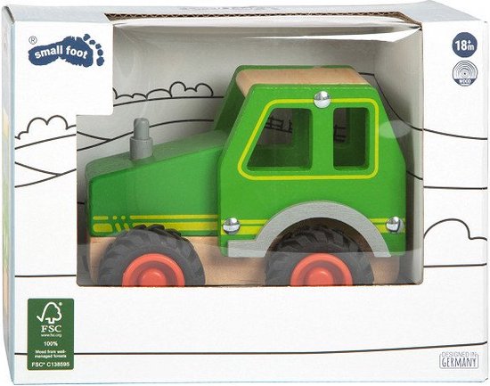 Small Foot - Houten Tractor Groen van Small Foot