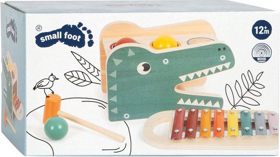 Small Foot - Houten Xylofoon en Hamerbank Safari, 5dlg. van Small Foot