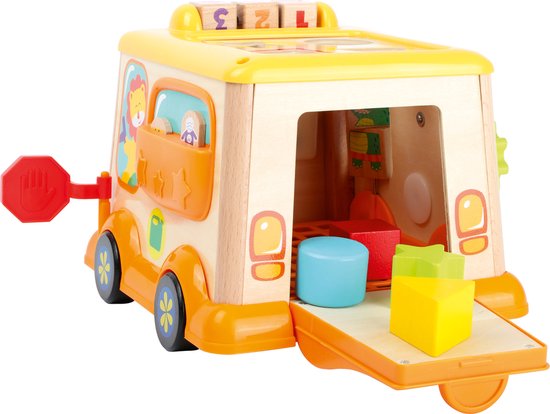 small foot - School Bus Motor Skills Toy van Small Foot