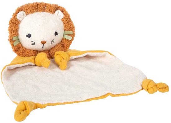 Small Foot - Stoffen Knuffeldeken Kleine Leeuw van Merkloos
