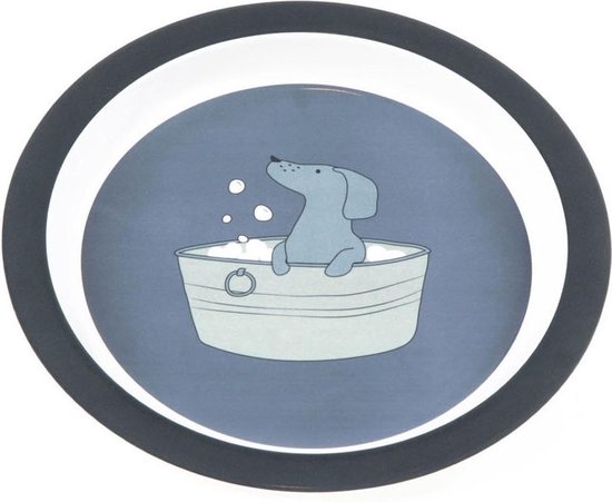 Smallstuff Bordje Honden 21,5 Cm Donkerblauw van Smallstuff