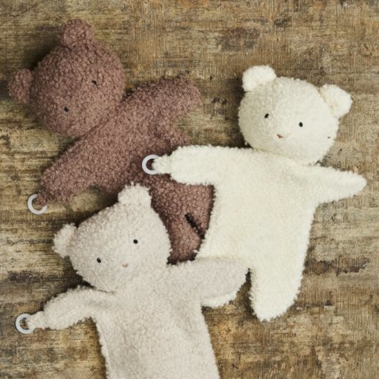 Smallstuff Knuffeldoekje - Bouclé Merino Wool - Nature van Smallstuff