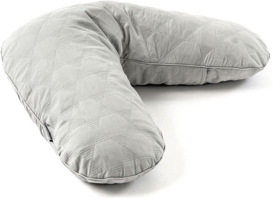 Smallstuff Voedingskussen Gewatteerd Sterren Zilvergrijs van Smallstuff