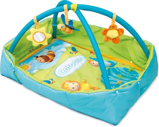 Smoby Cotoons Discovery Speelmat - Blauw van Smoby