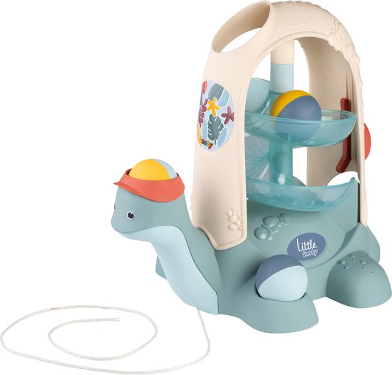Smoby - Little Smoby - Ballen schildpad - Trekfiguur - Ballenbaan van Smoby
