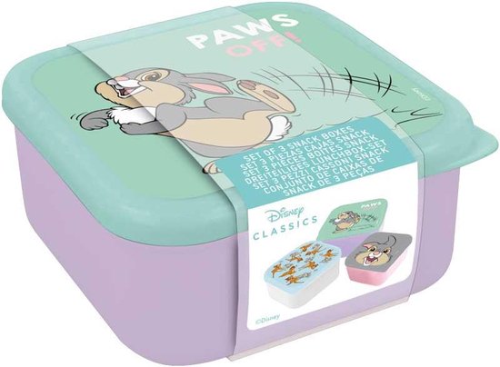 Snackbox 3in1 Lunchbox -Disney Bambi van Mepal