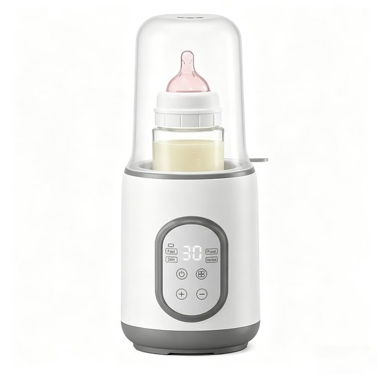 Snelle flessenwarmer - Geschikt voor moedermelk en flesvoeding - met sterilisatie- en warmhoudfunctie - kan babyflesjes verwarmen