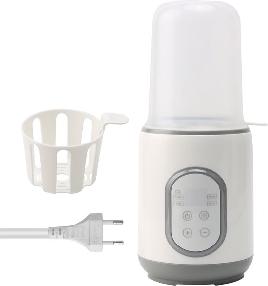 SnelShoppen - 8-in-1 Snel Baby Fleswarmer, Draagbare Melkwarmers met Timer, Automatische Uitschakeling, Snelle Verwarming en Onthouden van Babyvoeding