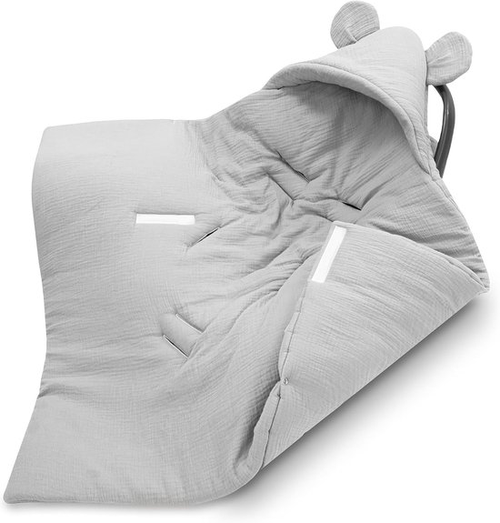 SnelShoppen - Baby Swaddle Dekentje Autostoel - Winter Slaapzak Voetenzak Kinderwagen Accessoire Pasgeborene Peuters Warm Zacht Ademend van Snelshoppen