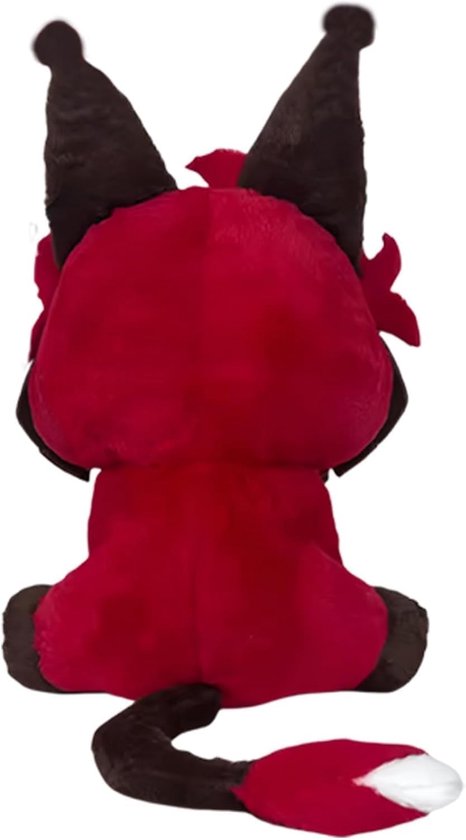 SnelShoppen - Hazbin Hotel Pluche Speelgoed - Meow Meow Karakter Modellen - Zachte Knuffels voor Kinderen en Volwassenen - Ideaal voor Cuddlen en Spel