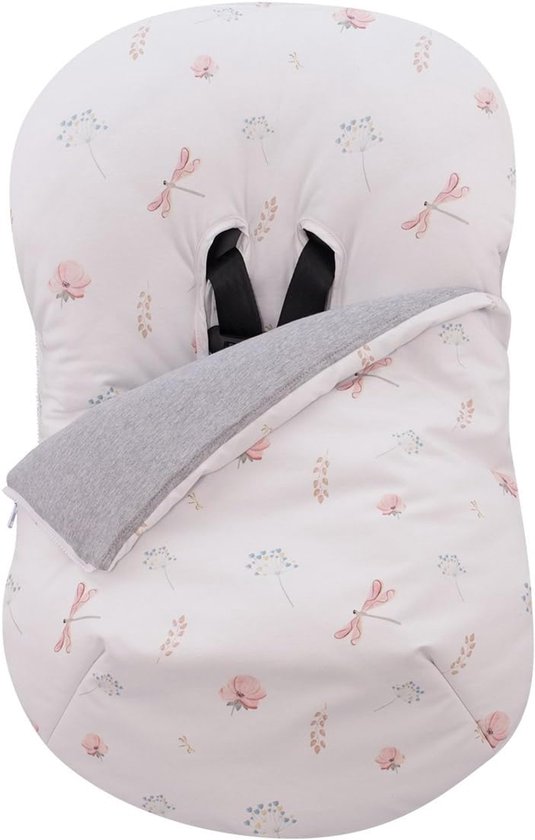 SnelShoppen - JYOKO KIDS Dekentje en voetenzak voor autostoel Vlieg, warm en comfortabel, geschikt voor kinderen, ideaal voor onderweg, zachte stof, m