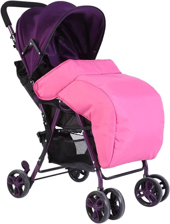 SnelShoppen - Newborn Baby Universele Voetenzak Kinderwagen Buggy Deken Winddicht Waterdicht (Roze)
