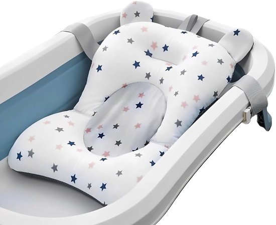 SnelShoppen - Newborn Badkussen Badverkleiner voor Pasgeborenen Universale Badkuip Antislip Mat Voor Veilig en Comfortabel Badderen