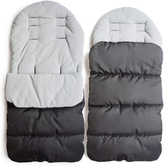 SnelShoppen - Padded Baby Footstool, Universele Voetenzak voor Kinderwagens, Warm en Comfortabel, Winddicht, Oxford Materiaal, Winter Gebruik, Ideaal