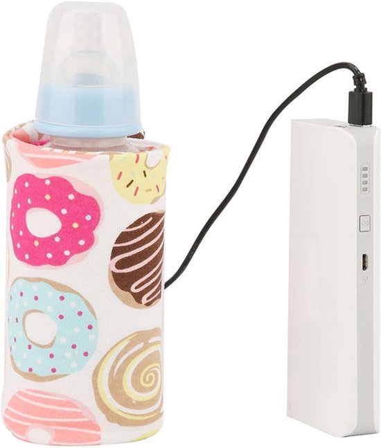 SnelShoppen - Portable Keep Bottle Warm, USB Baby Bottle Warmer voor Borstvoeding, Melk Warmhouder voor Fles, Compact Reisoplossing met Thermostaat (D