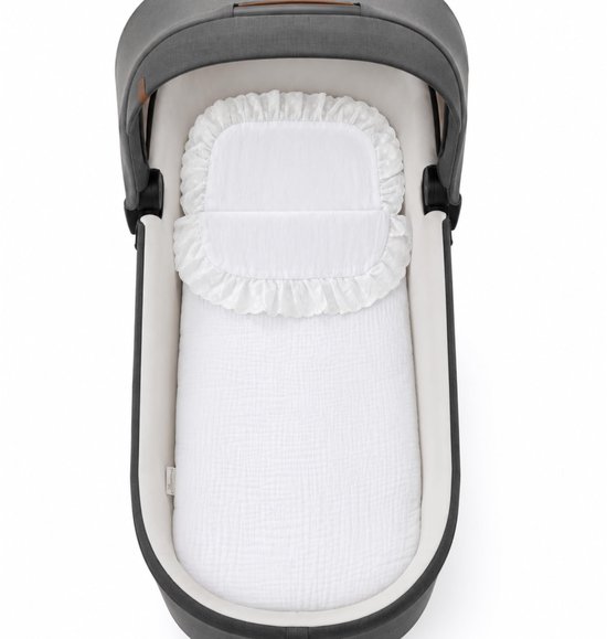 SnelShoppen - Thermikoa Arullo Universele Voetenzak voor Pasgeborenen - Ademend Mousseline, Uitneembare Vulling, Perfecte Pasvorm, 72 x 34 cm - Geschi