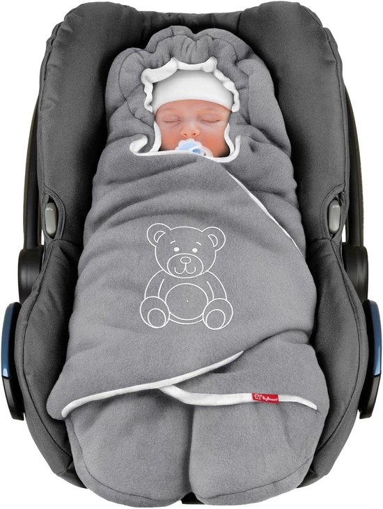 SnelShoppen - Universele Winterdeken voor Babysit, Cuddly Dekentje, Voetenzak Warm en Knus, Geschikt voor Kinderwagens met 3 en 5-puntsgordel, Ideaal