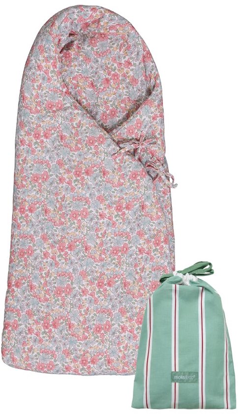 SnelShoppen - Voetenzak Kinderwagen Winter Lente Herfst TOG 2.5 Universele Kinderwagendeken 100% Thermisch Katoen Öko-Tex 100 Slaapzak Summer Bloom