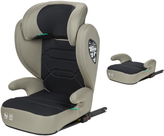 SNJY® Kinderstoel Auto - Kinderzitje Auto - Stoelverhoger voor Auto - 2-in-1 - 100-150 cm - 4-12 Jaar - Zwart