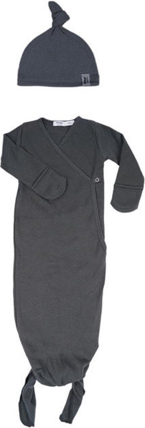 Snoozebaby Badjas Organisch Katoen Toffee - maat 62/68 van Snoozebaby