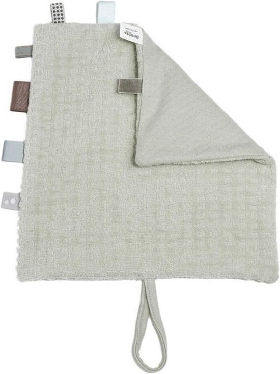 Snoozebaby Organisch Knuffeldoekje Mystic Mint - 25 x 25cm van Snoozebaby