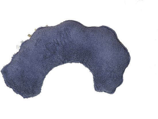 Snoozebaby Organisch Voedingskussen Afritsbare Hoes - Blue Nights van Snoozebaby