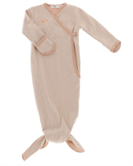 Snoozebaby Organische Slaapzak & Pakje in 1 Milky Rust - 3-6 mnd van Snoozebaby