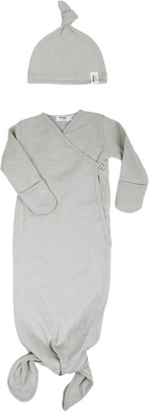 Snoozebaby slaapzak & pakje in 1 incl. mutsje Mystic Mint- maat 62/68 van Snoozebaby