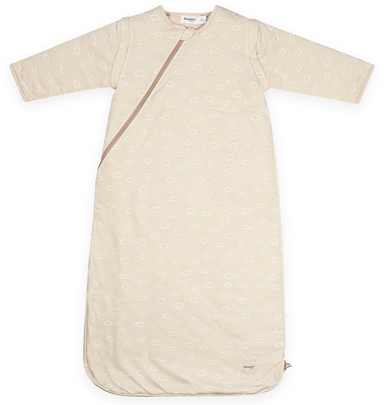 Snoozebaby Slaapzak Winter 90 cm (9-24 mnd) - TOG 2.0 - Afritsbare mouwen - Katoen - Dune Beige