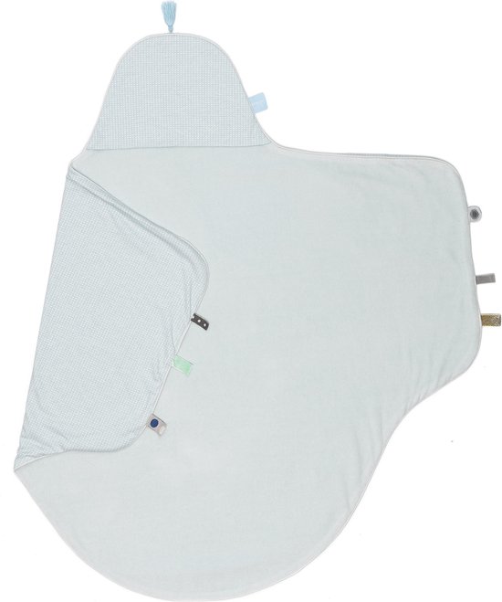 SnoozeBaby Soft Drying Badcape Fading Blue