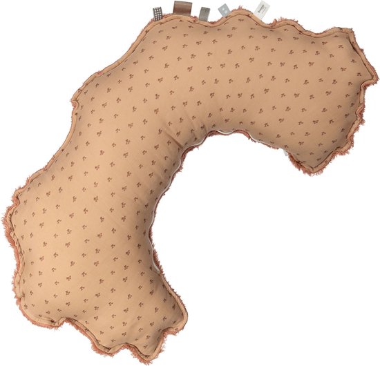 Snoozebaby Voedingskussen in roze (75x20x15cm) van Snoozebaby