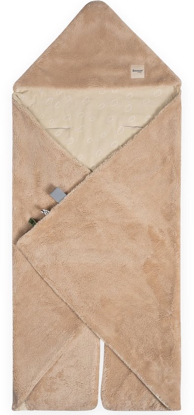 Snoozebaby Wikkeldeken voor autostoel - Warme voetenzak voor MaxiCosi - Dune Beige
