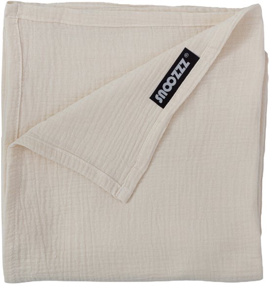 Snoozzz Hydrofiele Doek XL - 120x120 cm - 100% Katoen - Extra Zacht - Champagne van Snoozzz