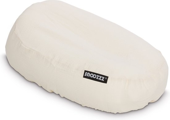 Snoozzz Relax hoes voor voedingskussen - maakt van je voedingskussen een babynestje - 100% katoen -Champagne van Snoozzz