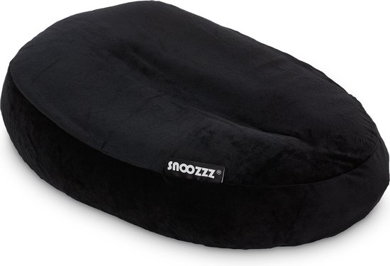 Snoozzz Relax hoes voor voedingskussen zwangerschapskussen - extra zacht microvezel - Zwart van SNOO