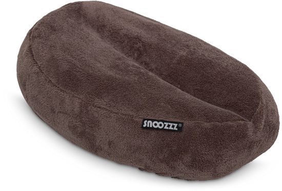 Snoozzz Relax hoes voor voedingskussen zwangerschapskussen - extra zachte teddy - Espresso van Merkloos