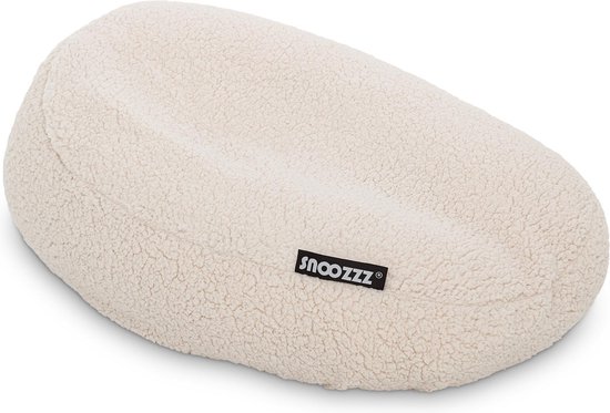 Snoozzz Relax hoes voor voedingskussen zwangerschapskussen - extra zachte teddy - Naturel van SNOO