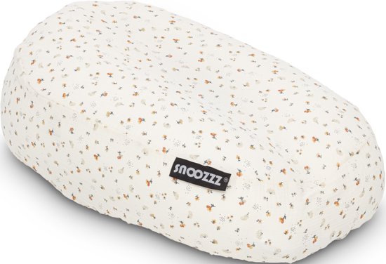 Snoozzz Relaxhoes voor voedingskussen zwangerschapskussen - 100% katoen van zachte Hydrofiel - Flower van SNOO