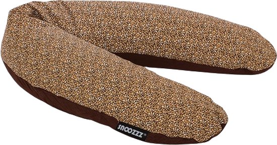 Snoozzz Zwangerschapskussen Zijslaapkussen Lichaamskussen Premium kwaliteit - 185 cm - microparel vulling - luxe draagtas - 100% katoen - Mucho van SNOO