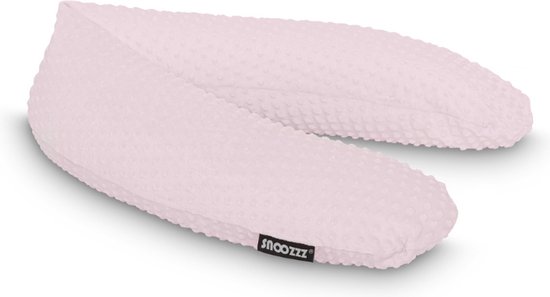 Snoozzz Zwangerschapskussen Zijslaapkussen Lichaamskussen Premium kwaliteit - 185 cm - microparel vulling - luxe draagtas - Roze dots van SNOO