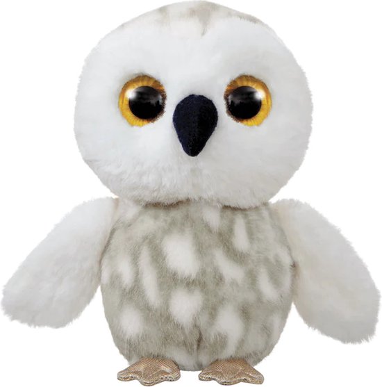 Snowy de Sneeuwuil | Aurora | Knuffels | Wit Gevlekt | Sneeuwuil | Uil Vogel | 15 cm van Aurora