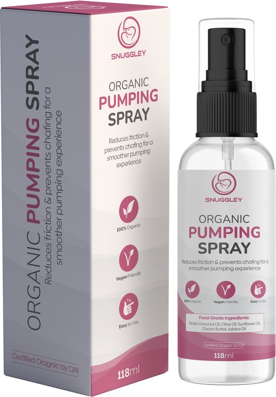 Snuggley Borstkolf Spray - Verzacht de Pijn - Comfortabeler Kolven - Bij Gebruik Elektrische Borstkolf - Draagbare & Handsfree Borstkolf van Snuggley