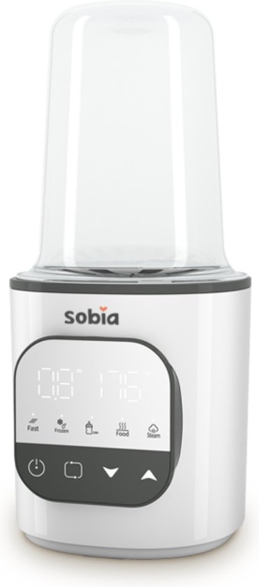 Sobia 8-in-1 Flessenwarmer – Snel opwarmen, warmhouden en steriliseren - Flessenwarmer – Incl gratis E-Book - Verwarming van vloeistoffen en eten van Sobia®