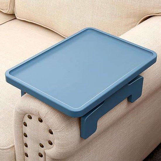 Sofa Arm Clip Tafel - Praktische Armsteun Tray voor Dranken en Eten Thuis van Merkloos