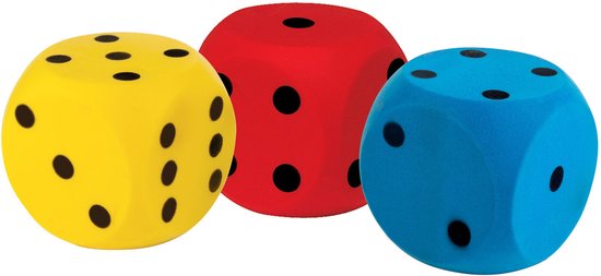 Soft Dobbelsteen van Merkloos