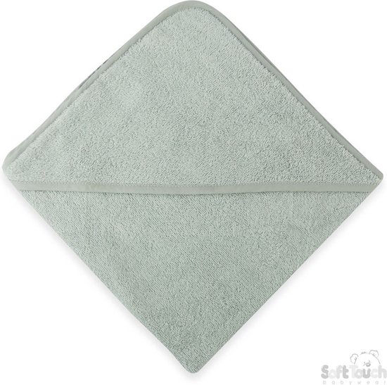 Soft Touch Badcape Baby 70 x 70 Cm Grijs HT10 van Soft Touch