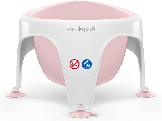 Soft-Touch badzitje - Roze met Angelcare - ergonomisch design van Angelcare
